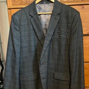 Haggar Gray Plaid Men’s Jacket 50R